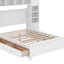 Lit double en bois avec armoire et tablette-626384628