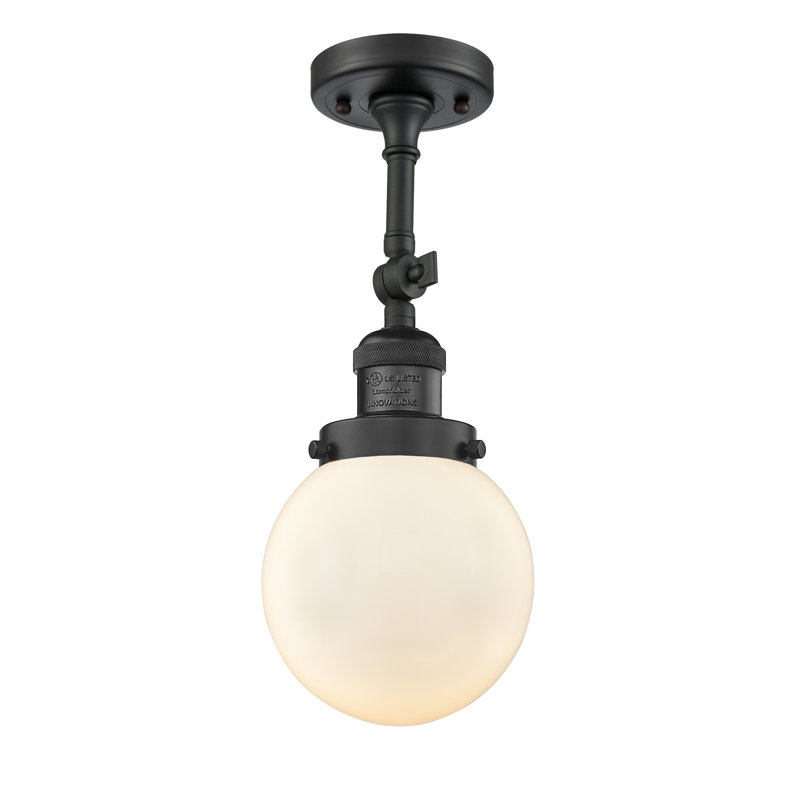Clementina Dimmable Bath Sconce, Matte White Cased, Matte Black, Bulb Not Included