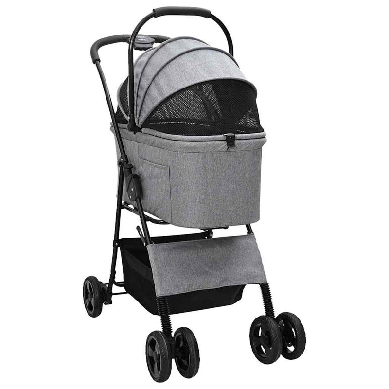 Foldable Pet Jogger Stroller, Grey