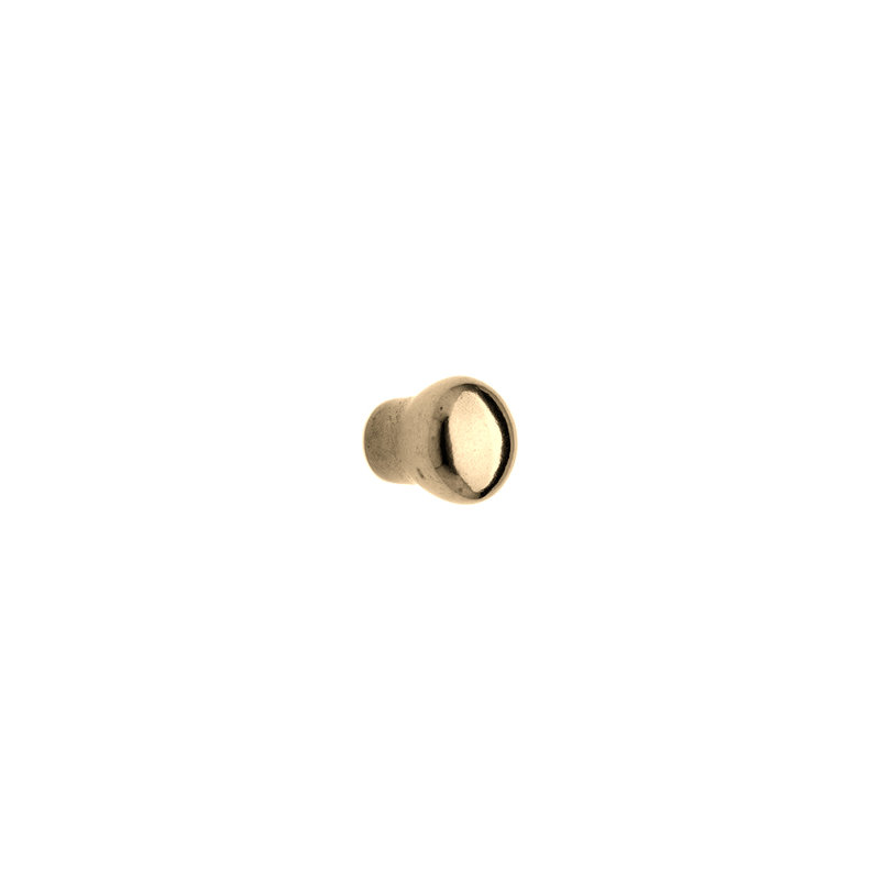 Bronze Mushroom Knob, Silicon Bronze Brushed