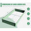 Lit de jardin surélevé galvanisé 8X4X1 Ft-1445747396