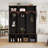 76.7"H Hall Tree with Open Storage-1810845490