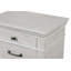 Transitional Style 1Pc Nightstand Metal Handles Dental