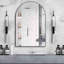 Bushea Metal Arch Mirror-98855290