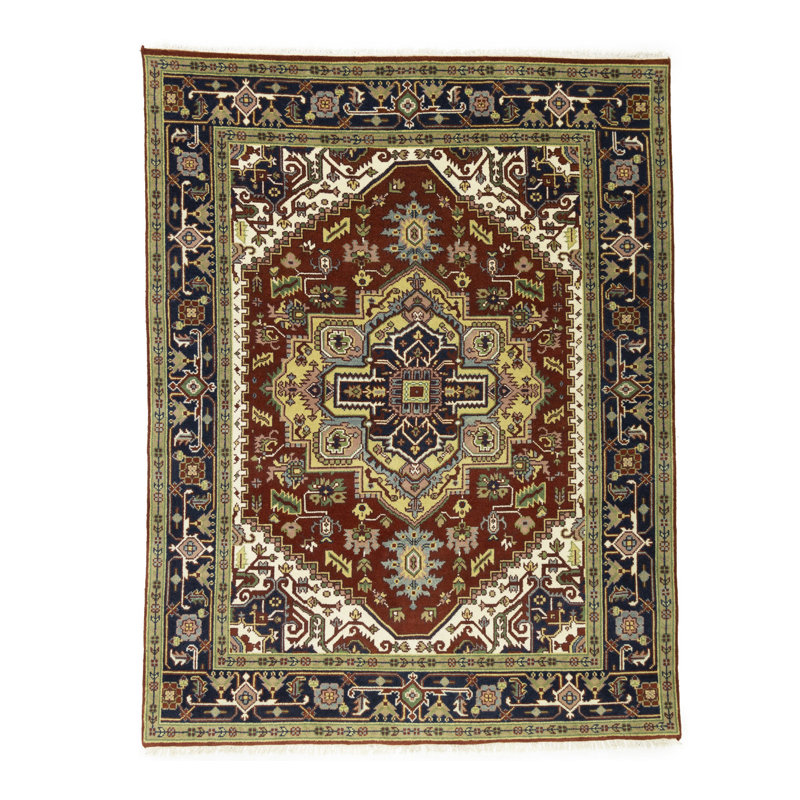 Silender Performance Wool Geometric Rug