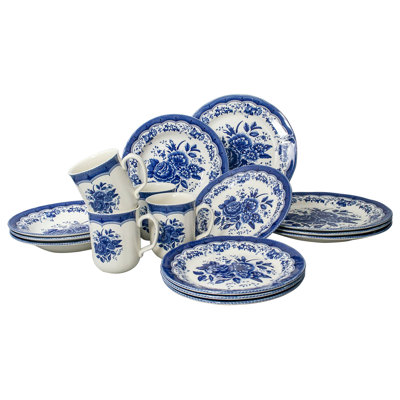 Royal Classic Piece Porcelain China Dinnerware Set - Service for 4