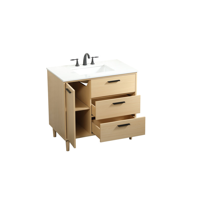 Ensemble de meuble-lavabo simple 36 po Baldwin, Érable
