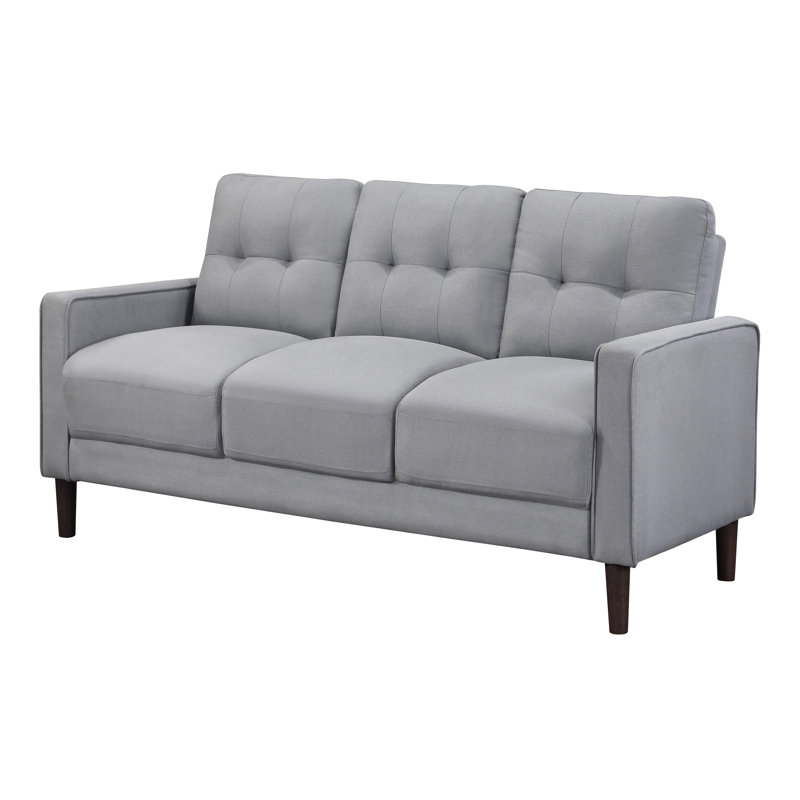 Canapé Hajriz, 100 % polyester gris