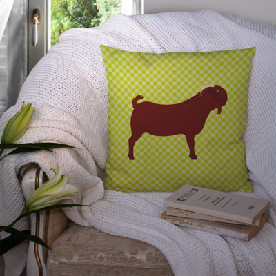 Coussin extérieur kalahari chèvre check