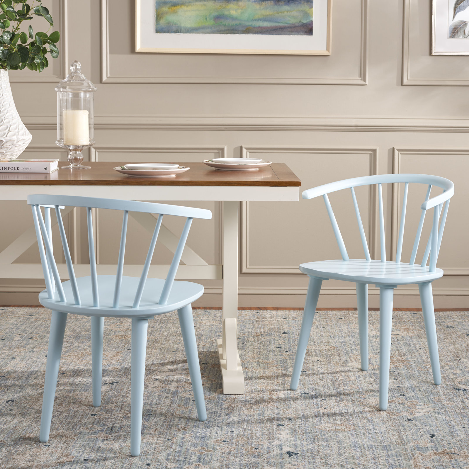 Sheffield Dining Chair, Pale Blue