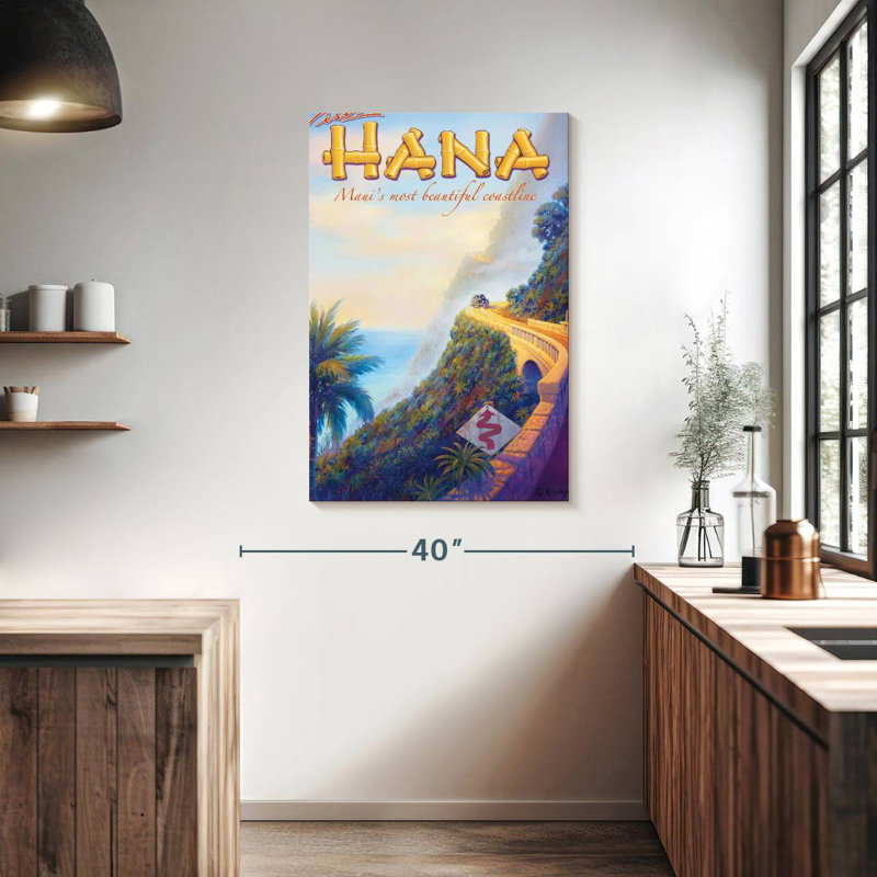 Aime Visit Hana, 39" H x 26" W