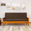 Housse pour futon lavable à coussins carrés extensible texturée-1376927674