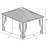 Alexander Dark Brown Double Roof Hardtop Gazebo with Curtain and Mosquito Netting-98229952