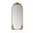 58"X24" Arched Full Body Mirror With Vintage Ornate Carved Applique On Top And Bottom, Hanging Wall Mounted Mirror, For Living Room Bedroom Retro Home Decor Mirror-519564648