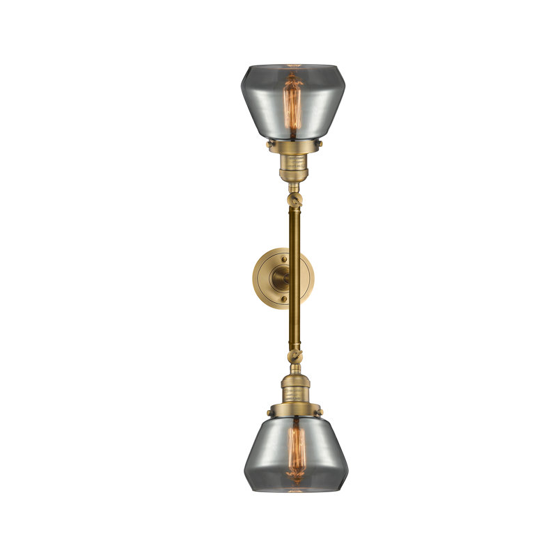 Chill 2 - Light Dimmable Vanity Light, Brushed Brass, Smoked