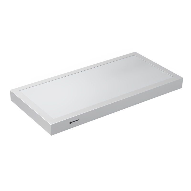 Plafonnier rectangulaire à panneau plat