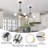 3-light Modern Chandeliers
