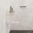 INVISIA SerenaSeat Pro Stainless, 18" Width, Light Stain, Matte White Frame