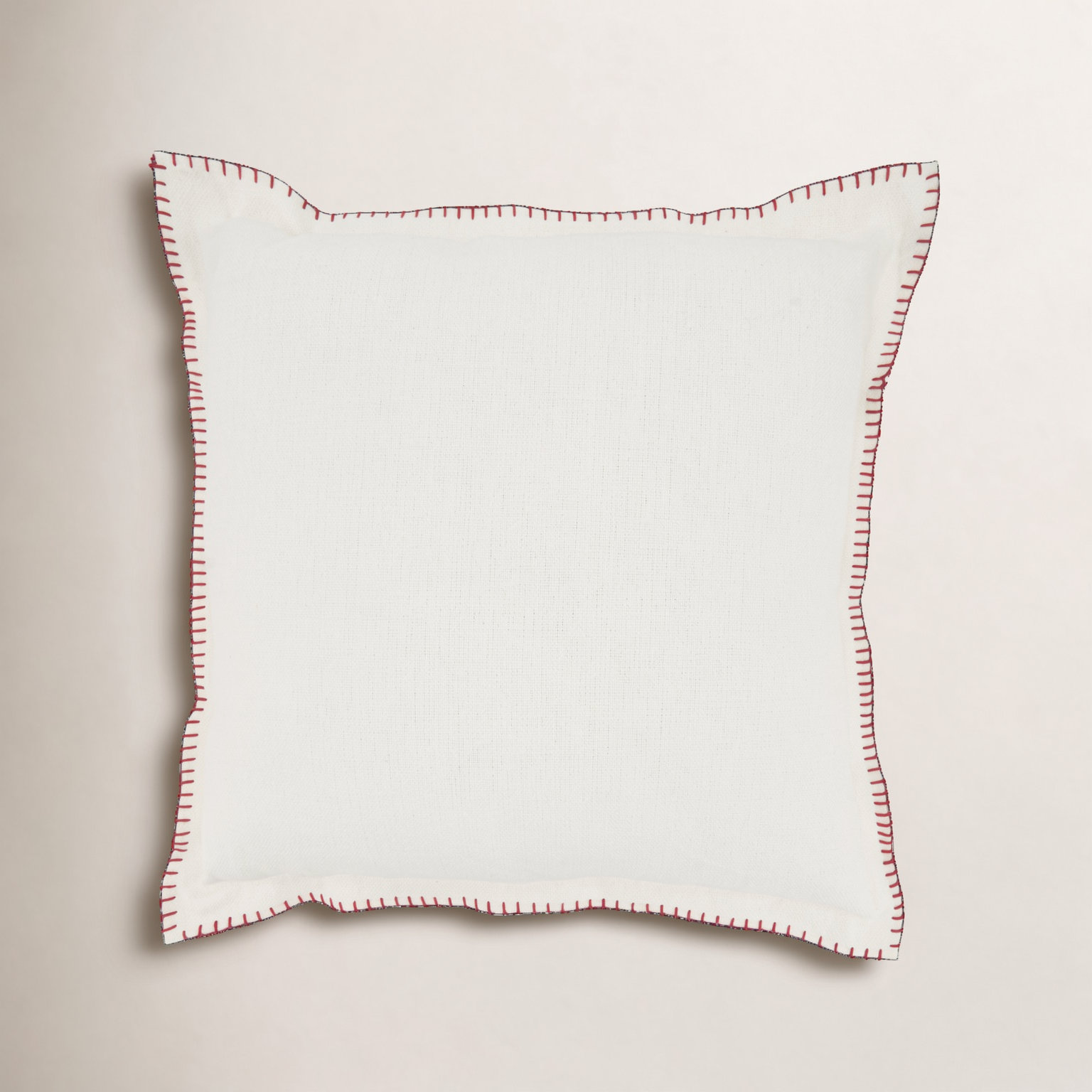 Ivara 20" x 20" Cotton Throw Pillow, White