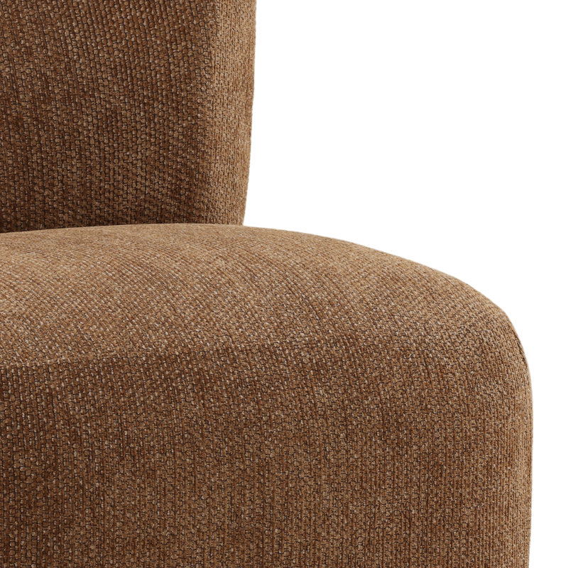 Bridger Occasional Chair Brown, Brown Fabric