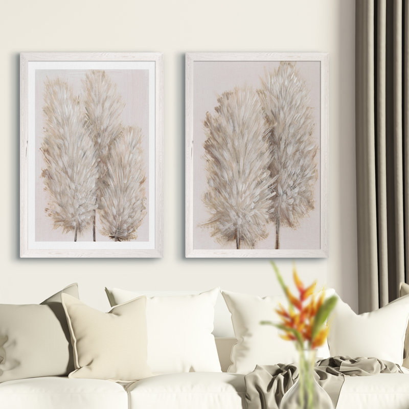 «Pampas Grass III» par Vincent Van Gogh - ensemble de reproductions d'art encadrées, H 24 po x l 18 po x P 1,25 po