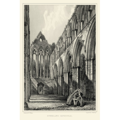 Gothic Detail IX by R. W. Billings - Wrapped Canvas Painting