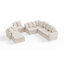 Canapé modulaire rembourré avec rangement Cloud-303940180