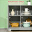 Armoire de rangement sur pieds multi-scène