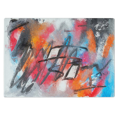 Tempered Glass Art Painting Vol.295 Chopping Board