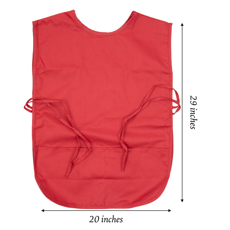 Tabliers Cobbler - paquet de 12, Rouge