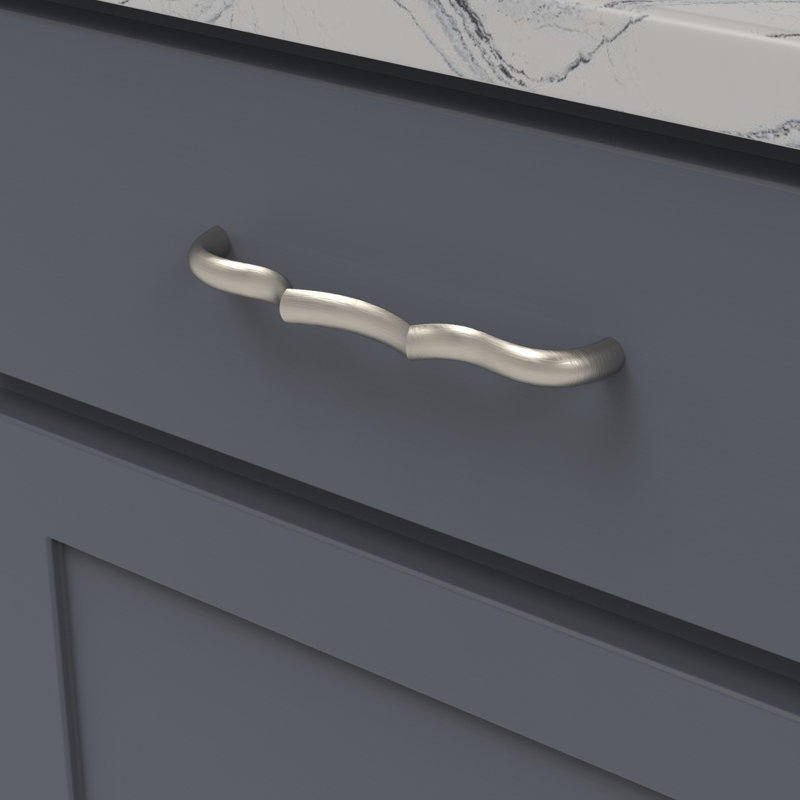 Trellis Appliance Pull, Satin Nickel, 12"