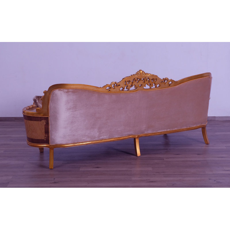 Maggiolini Sofa, Black/Gold/Light Brown, Brown