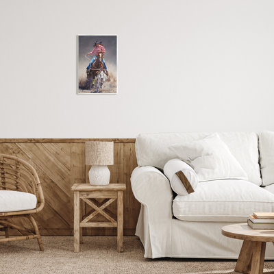 «Rodeo Cowgirl And Lasso» par David Kiehm