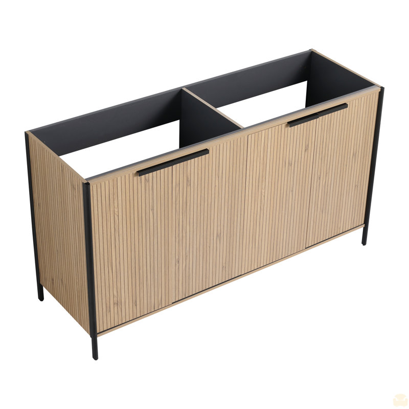Meuble-lavabo autoportant de 60 po (emballage KD) - sans le lavabo