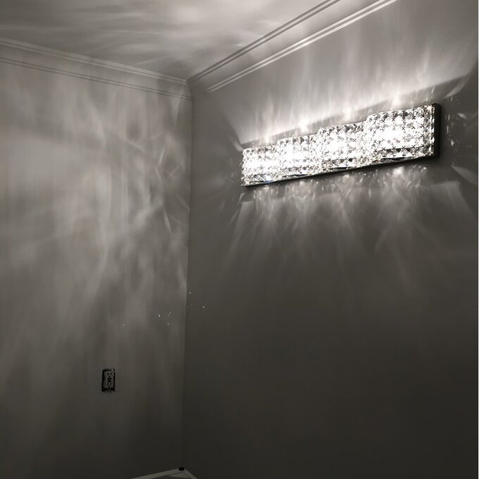 Barre d’éclairage de salle de bain 4 lumières Shelby
