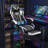HOFFREE Gaming Chair With LED RGB Lights With Massage And Footrest Ergonomic Computer Chair High Back Video Game Chair With Adjustable Lumbar Support Linkage Armrest-1852369187