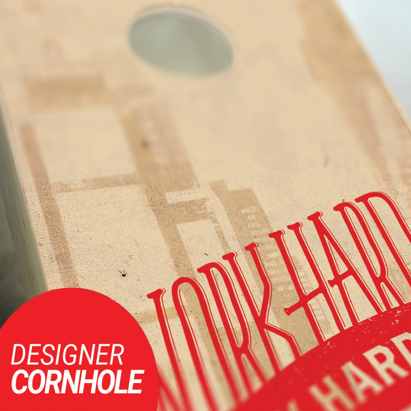 2' X 3' Party Harder Tailgate Size Cornhole Set