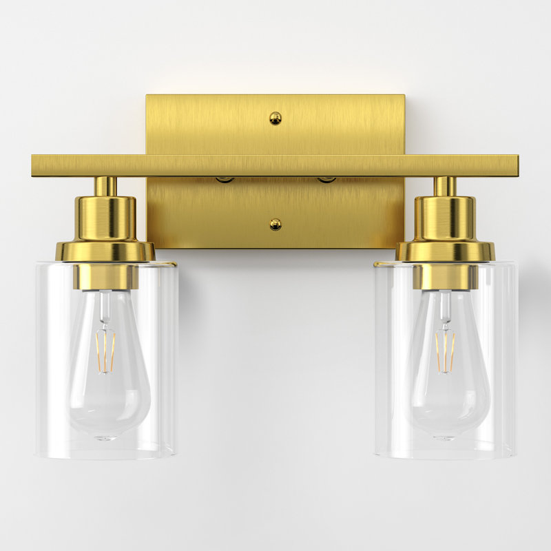 Venango 2-Light Vanity Light, Brushed Gold