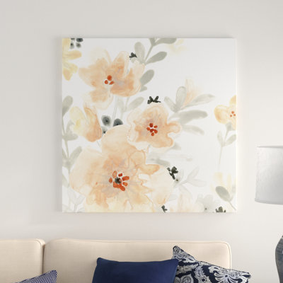 Blush Garden III by June Erica Vess - Wrapped Canvas Painting