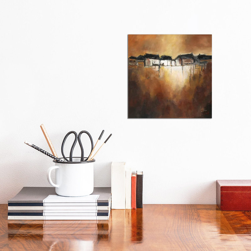Restful Scene III by Jettie Roseboom - Wrapped Canvas Painting, 30.48 cm H x 30.48 cm W