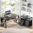 Lympsham 2 - Piece Home Office Executive Desk and Lateral File Cabinet-143053120-143053122
