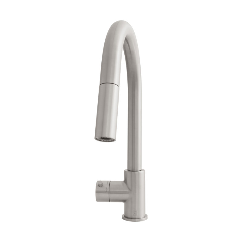 Robinet de cuisine sans fil ZLINE Gemini, Nickel brossé