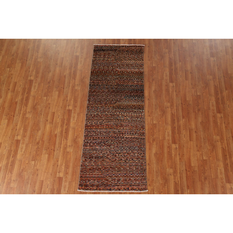 Tapis rayé Gabbeh 3 x 8