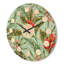 Horloge murale en bois Tropical Foliage II-63892805
