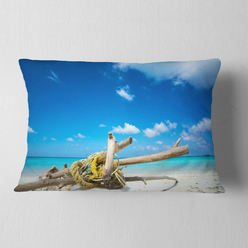 Oreiller de plage Seaswood, Rectangle, 12 po x 20 po