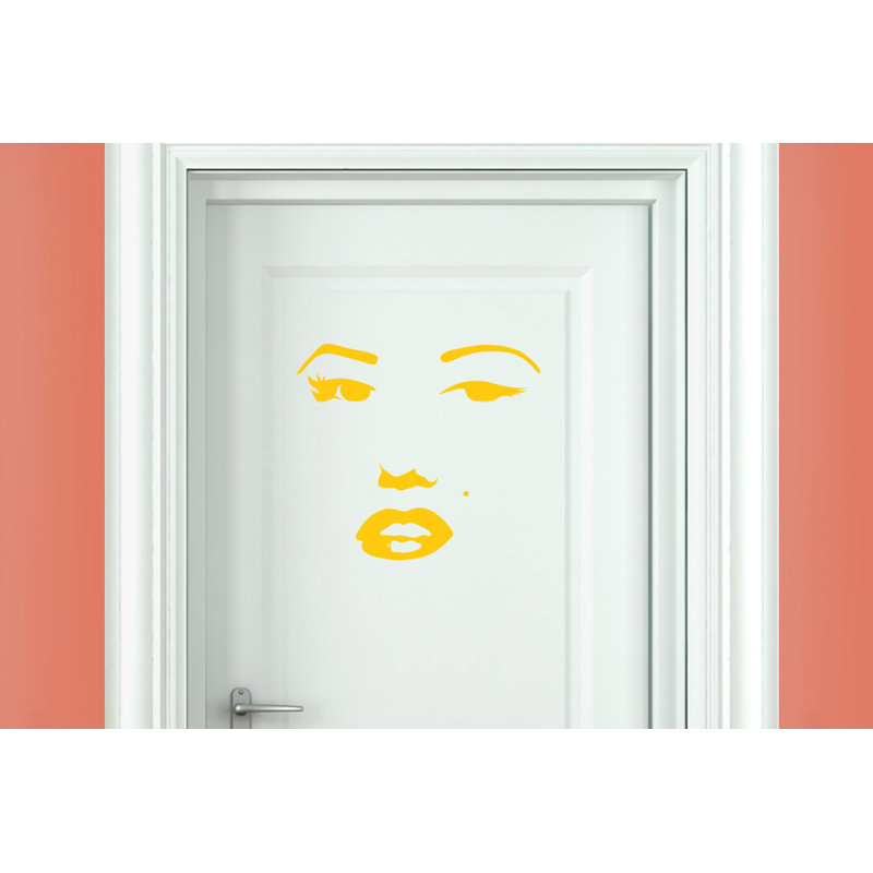 Entertainment Wall Decal, Dark Yellow