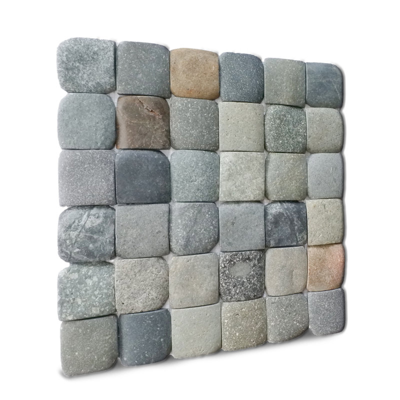 Carreau de mosaïque murale en pierre naturelle 12 "x 12" Florida, Mélange