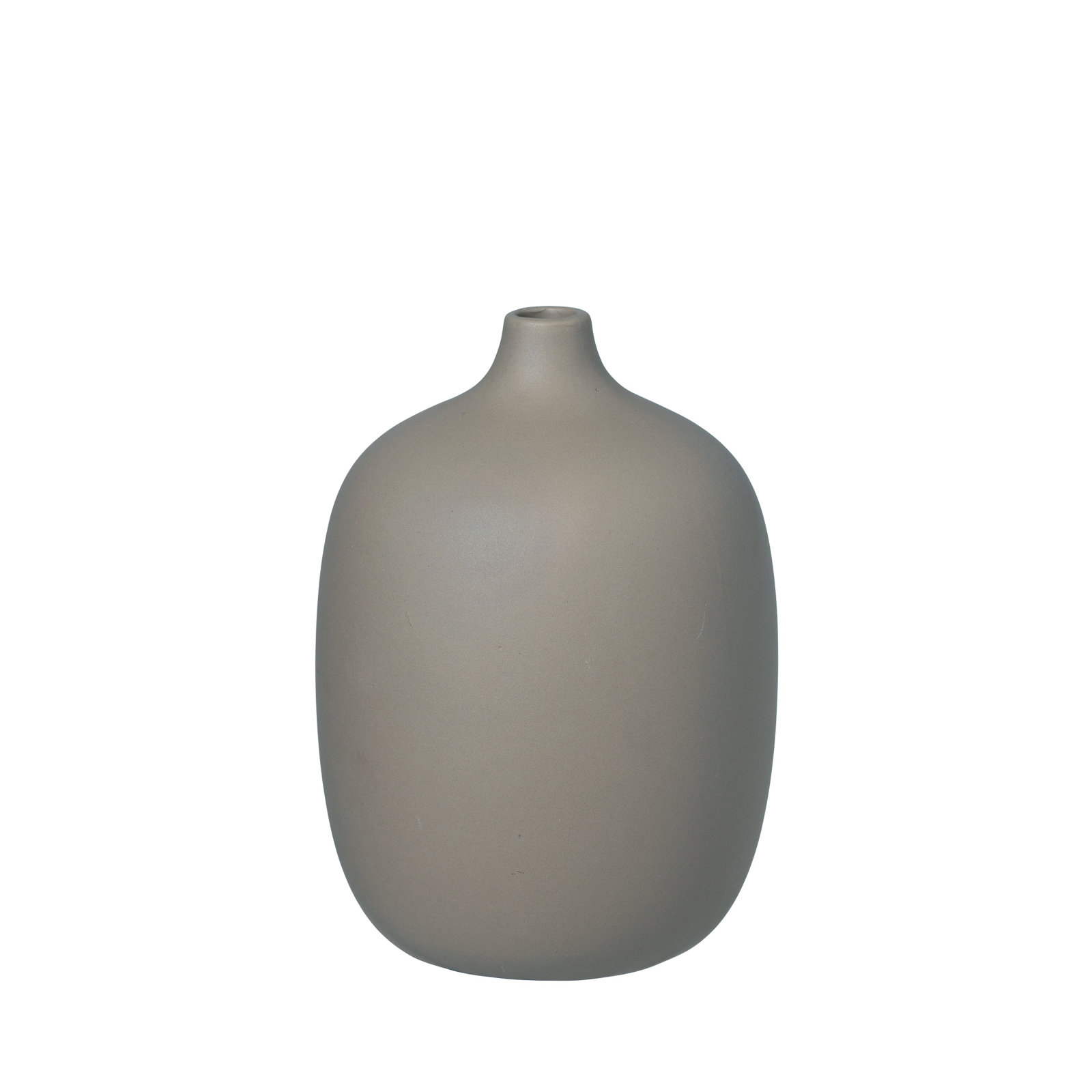 Ceola Ceramic Table Vase, Satellite Taupe