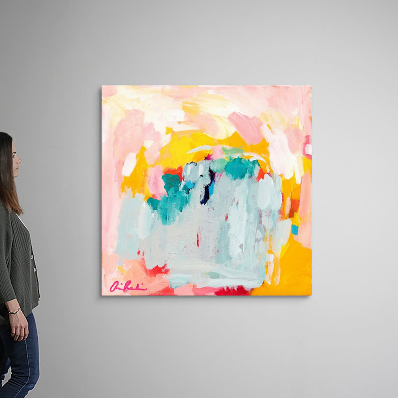 "Promise" par Amira Rahim, reproduction d’art sur toile, H 48 po x l 48 po x P 1,25 po, Toile tendue