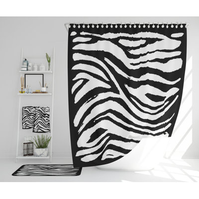 Nelliemae Polyester Shower Curtain Set